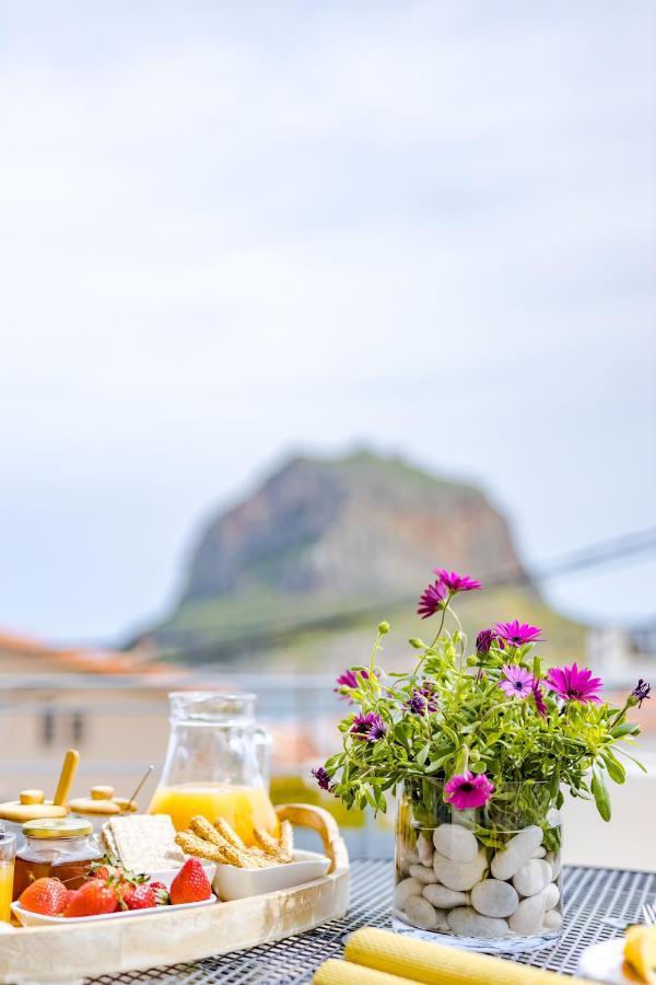 Monemvasia Modern Flat With Panoramic Sea View エクステリア 写真