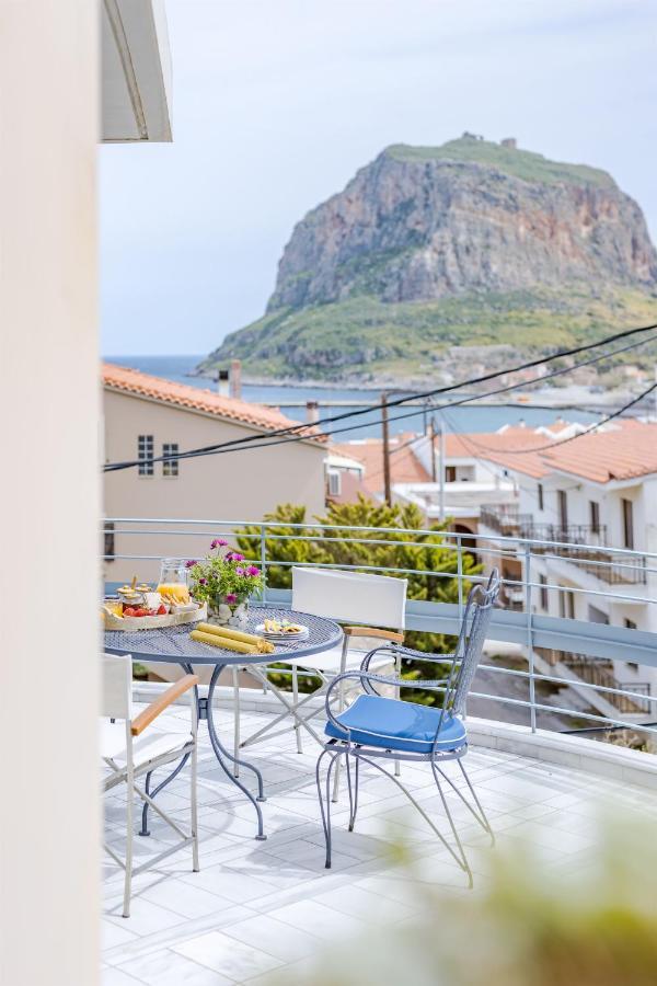 Monemvasia Modern Flat With Panoramic Sea View エクステリア 写真