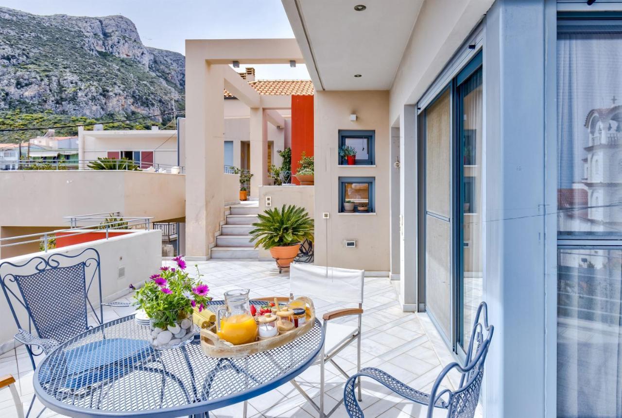 Monemvasia Modern Flat With Panoramic Sea View エクステリア 写真