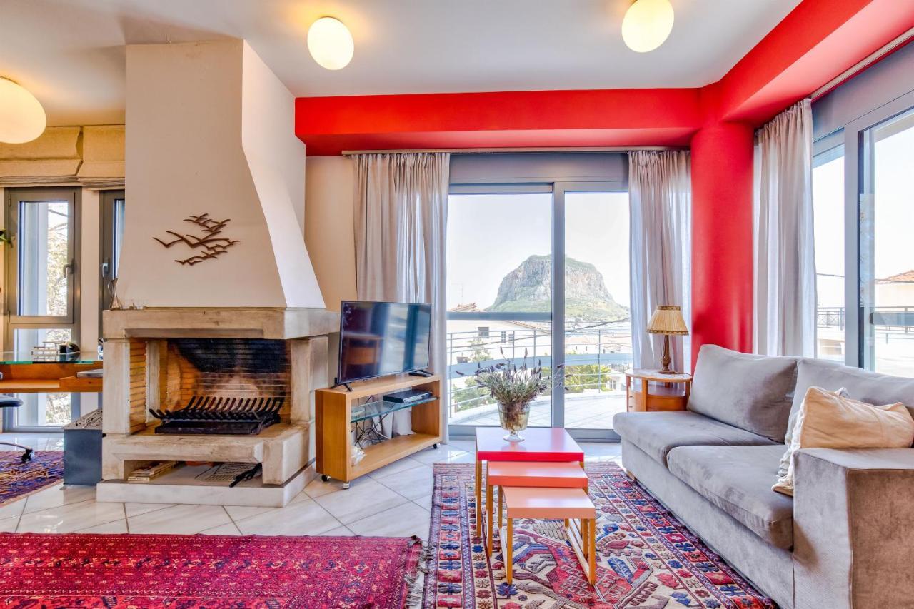 Monemvasia Modern Flat With Panoramic Sea View エクステリア 写真
